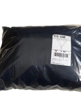 RYB HOME Blackout Navy Blue Living Room Bedroom 2 Panels Curtains 32” X 63”